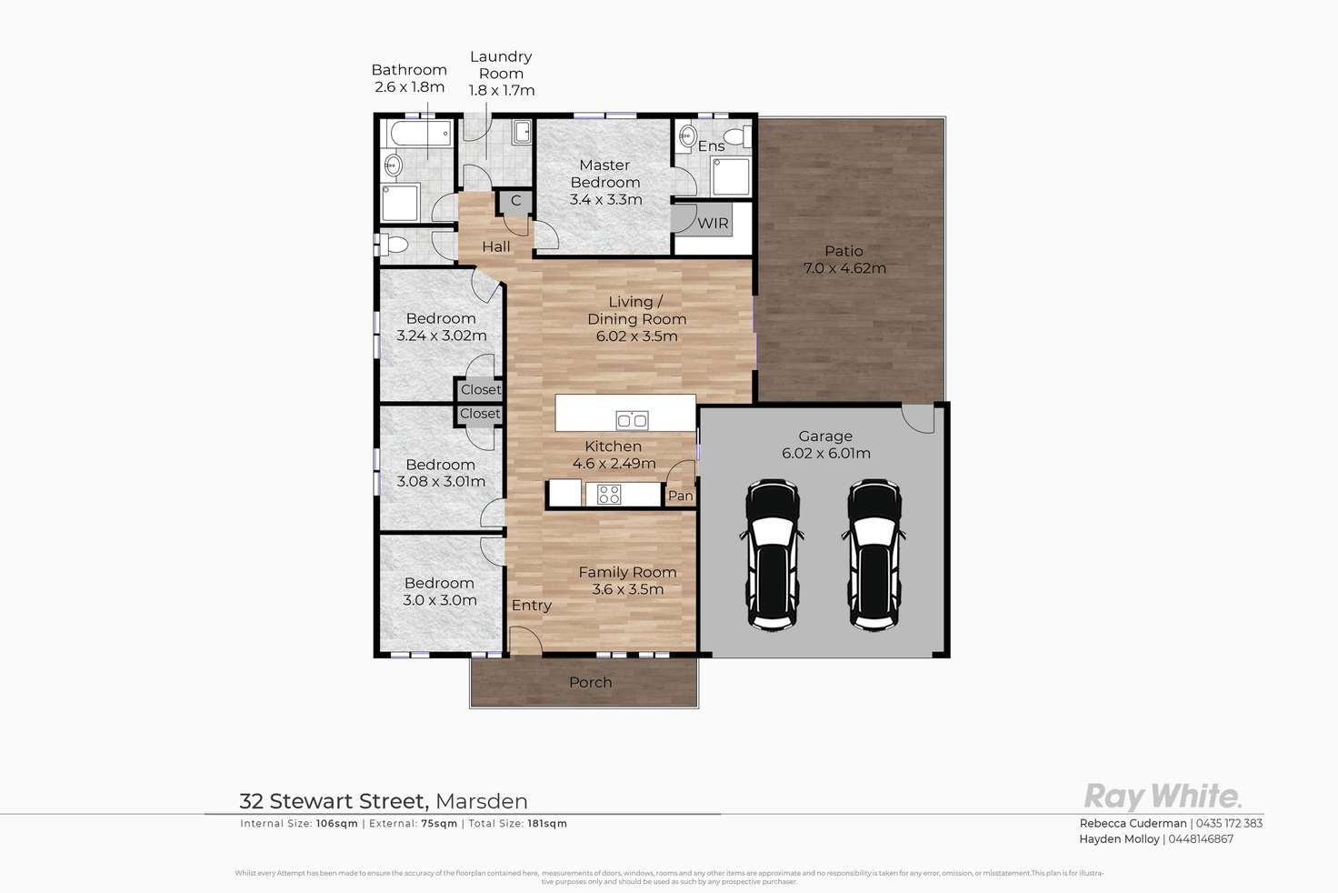 Floorplan of Homely house listing, 32 Stewart Street, Marsden QLD 4132