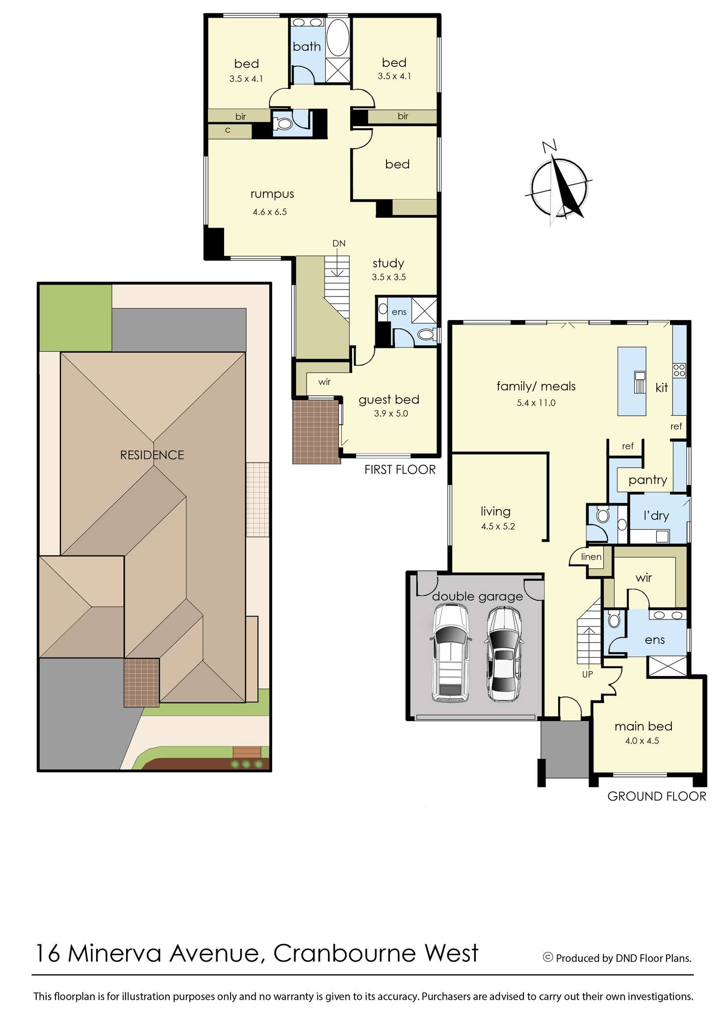 Floorplan of Homely house listing, 16 Minerva Avenue, Cranbourne West VIC 3977