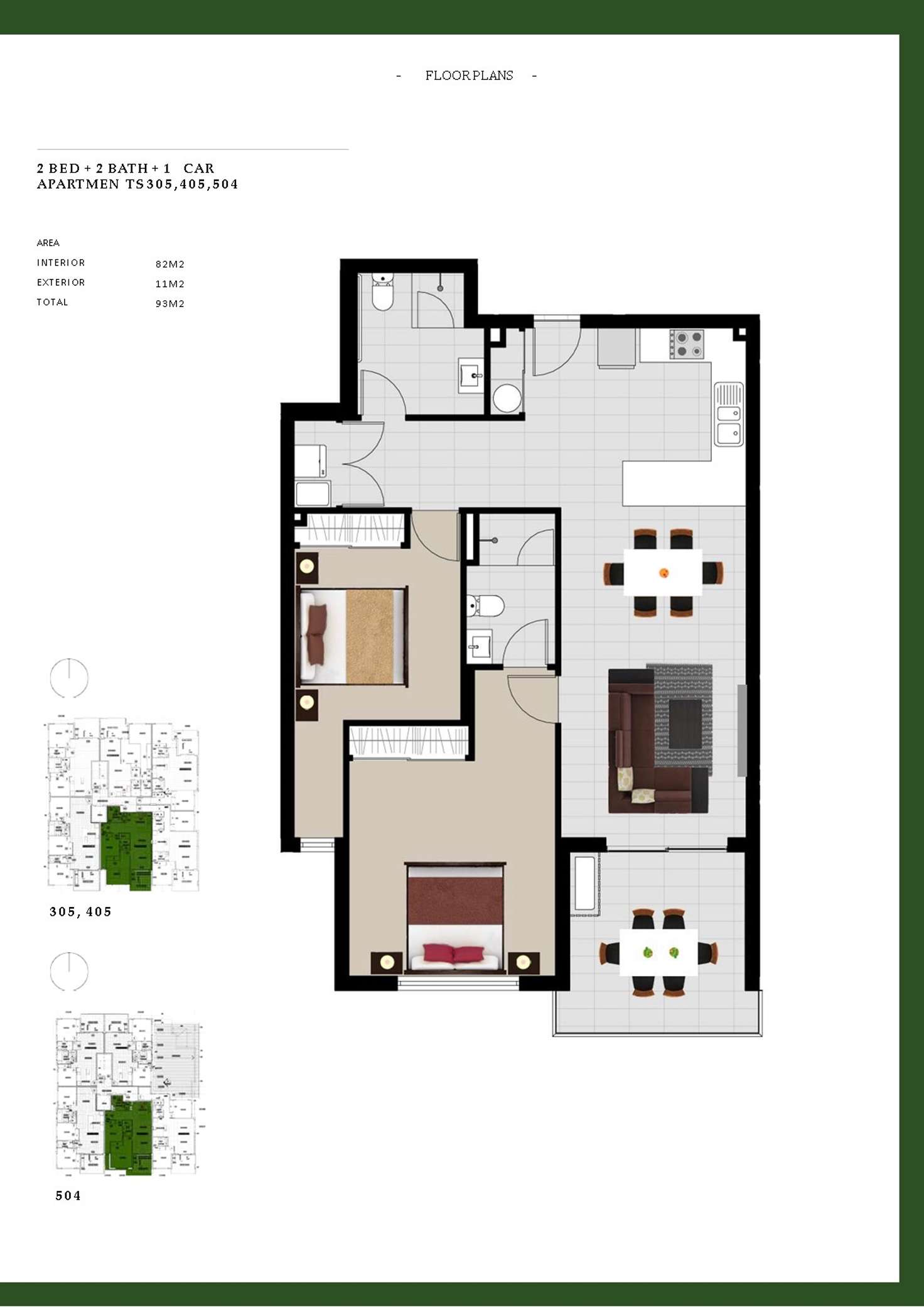 Floorplan of Homely apartment listing, 504/5-9 Folkestone Street, Bowen Hills QLD 4006