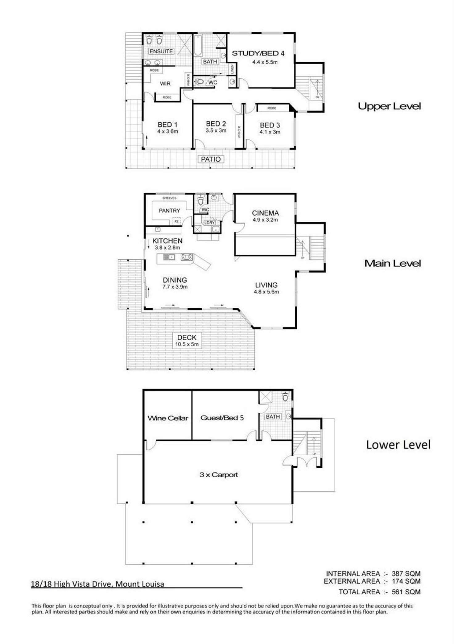 Floorplan of Homely house listing, 18/18 High Vista Drive, Mount Louisa QLD 4814