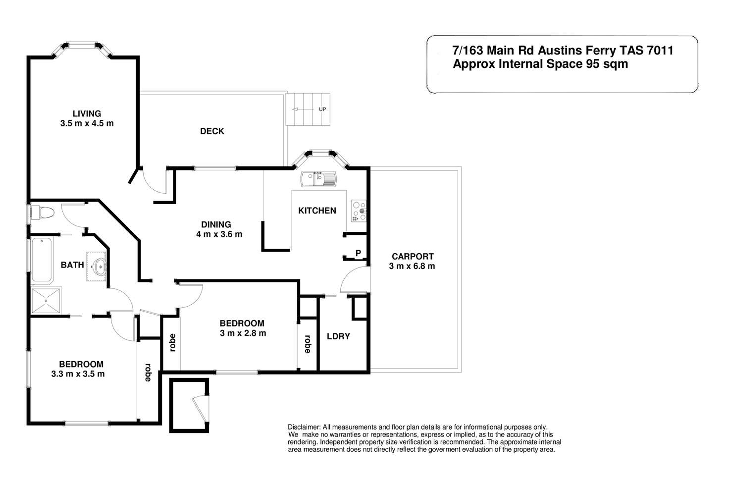Floorplan of Homely house listing, 7/163 Main Road, Austins Ferry TAS 7011