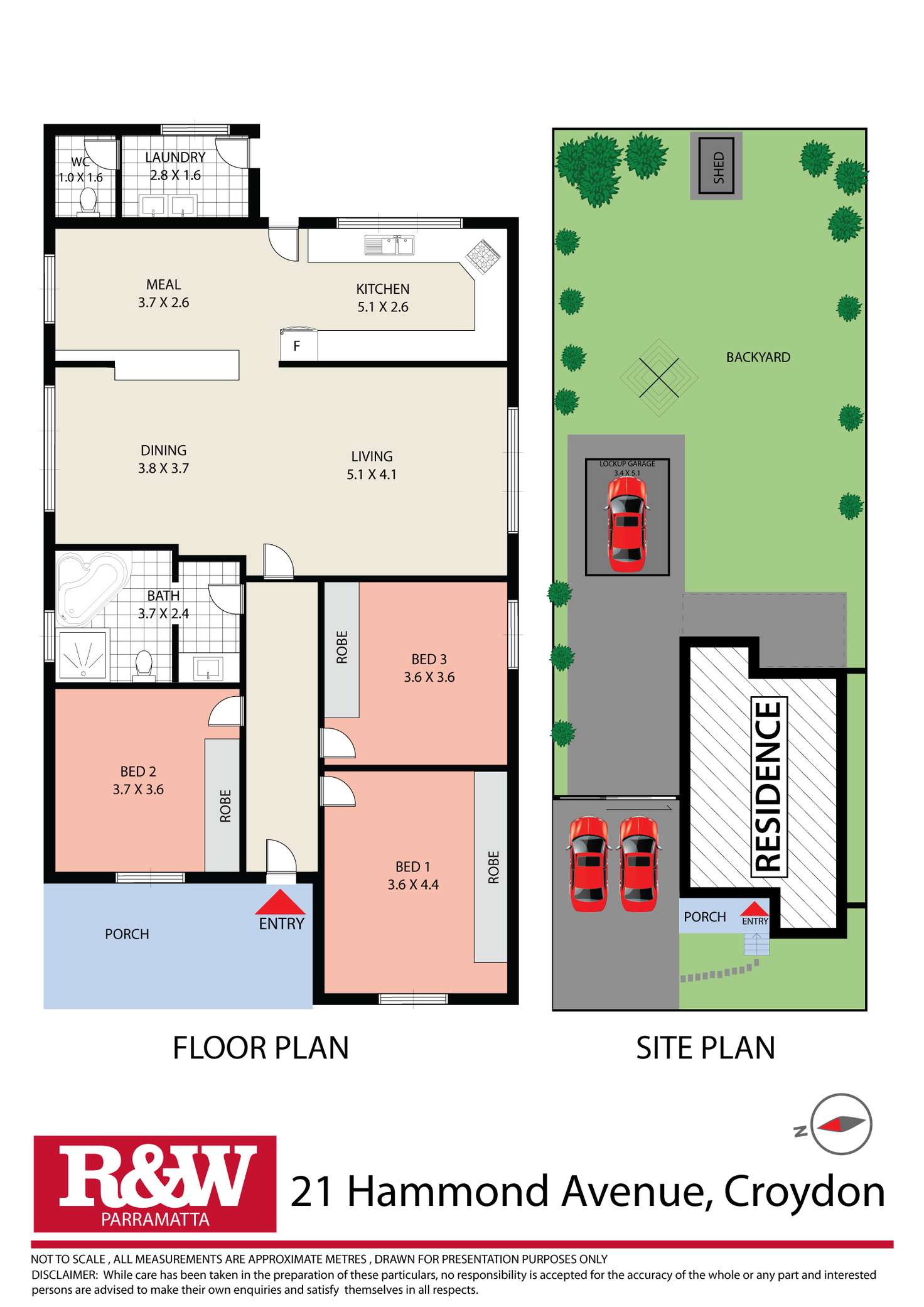 Floorplan of Homely house listing, 21 Hammond Avenue, Croydon NSW 2132