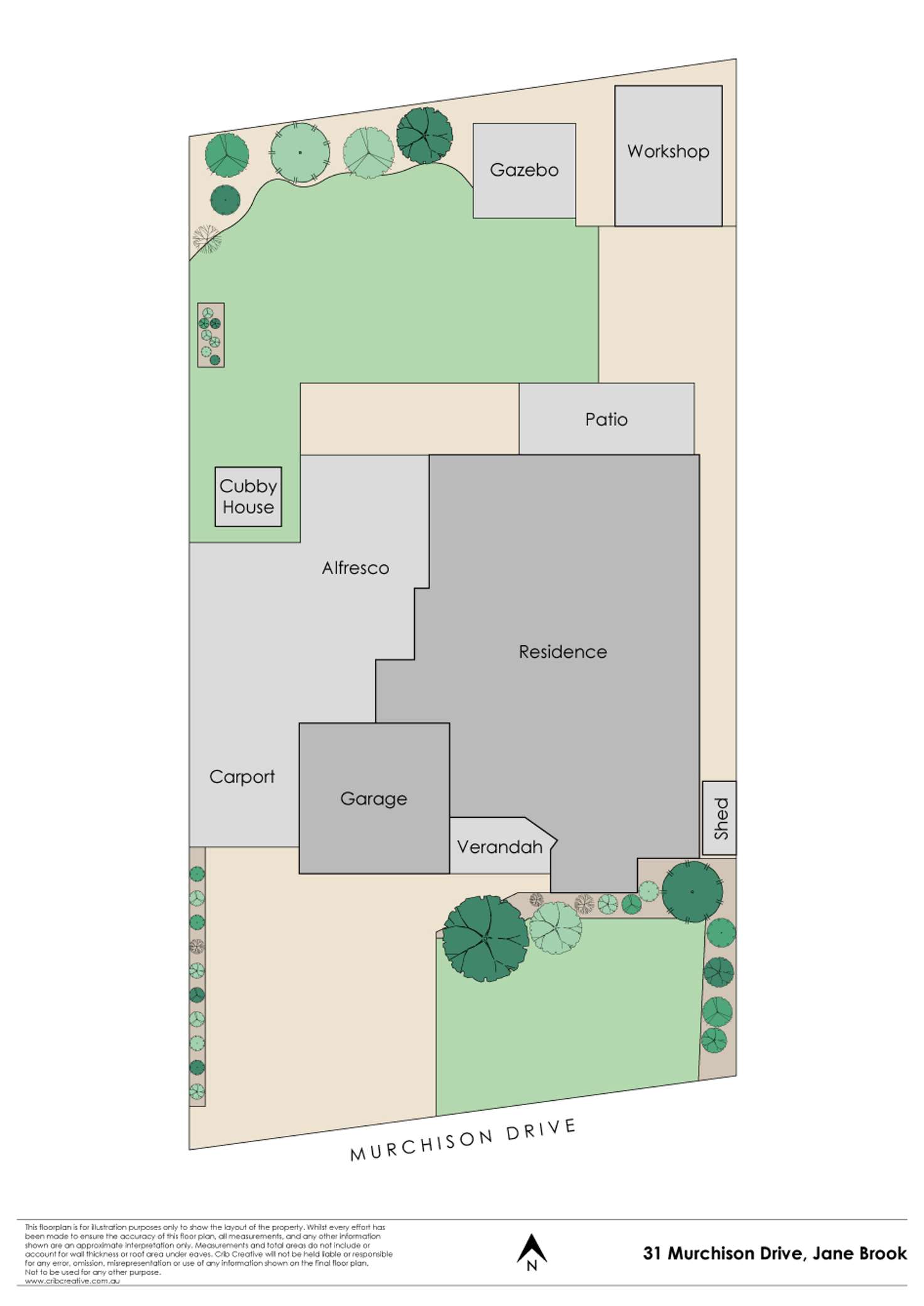 Floorplan of Homely house listing, 31 Murchison Drive, Jane Brook WA 6056