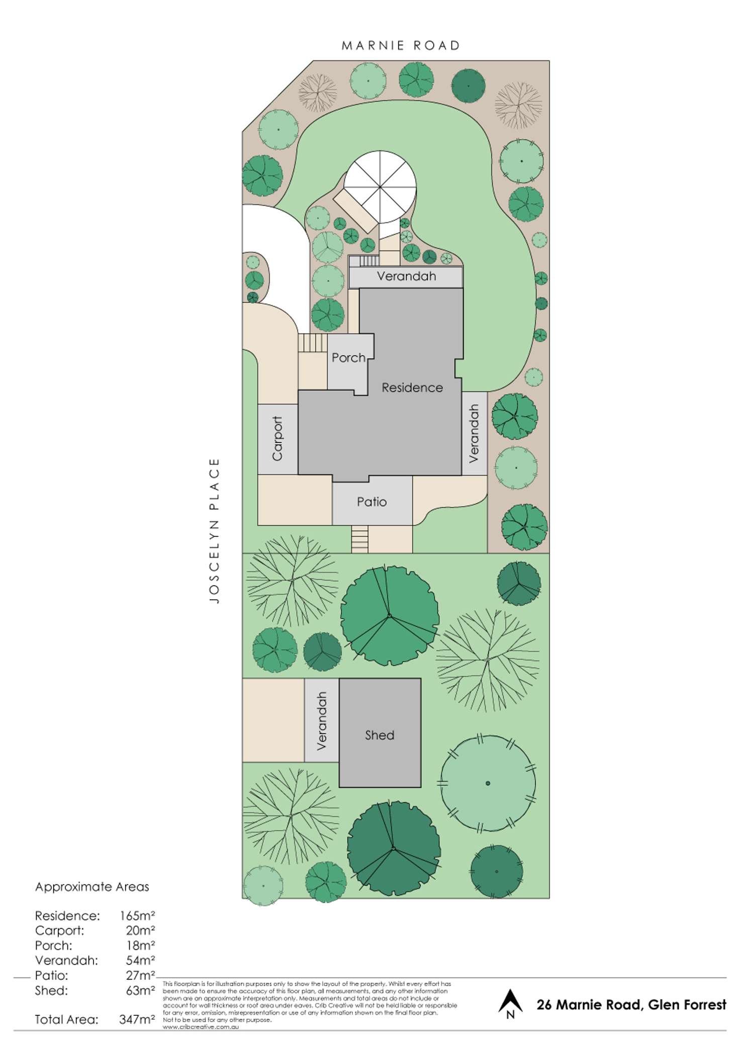 Floorplan of Homely house listing, 26 Marnie Road, Glen Forrest WA 6071