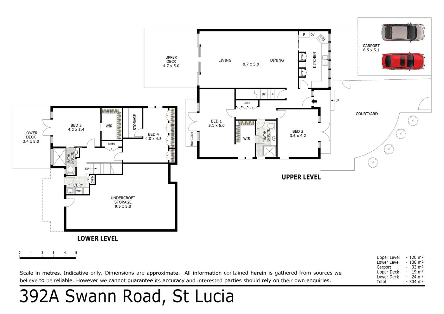 Floorplan of Homely house listing, 392A Swann Road, St Lucia QLD 4067