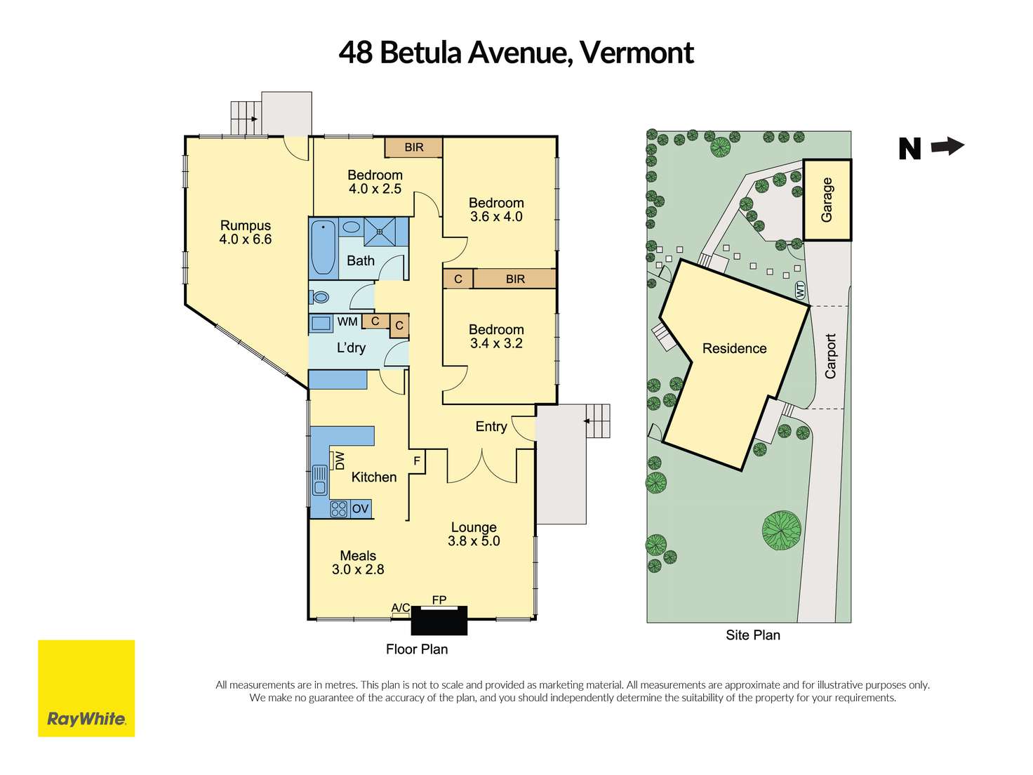 Floorplan of Homely house listing, 48 Betula Avenue, Vermont VIC 3133