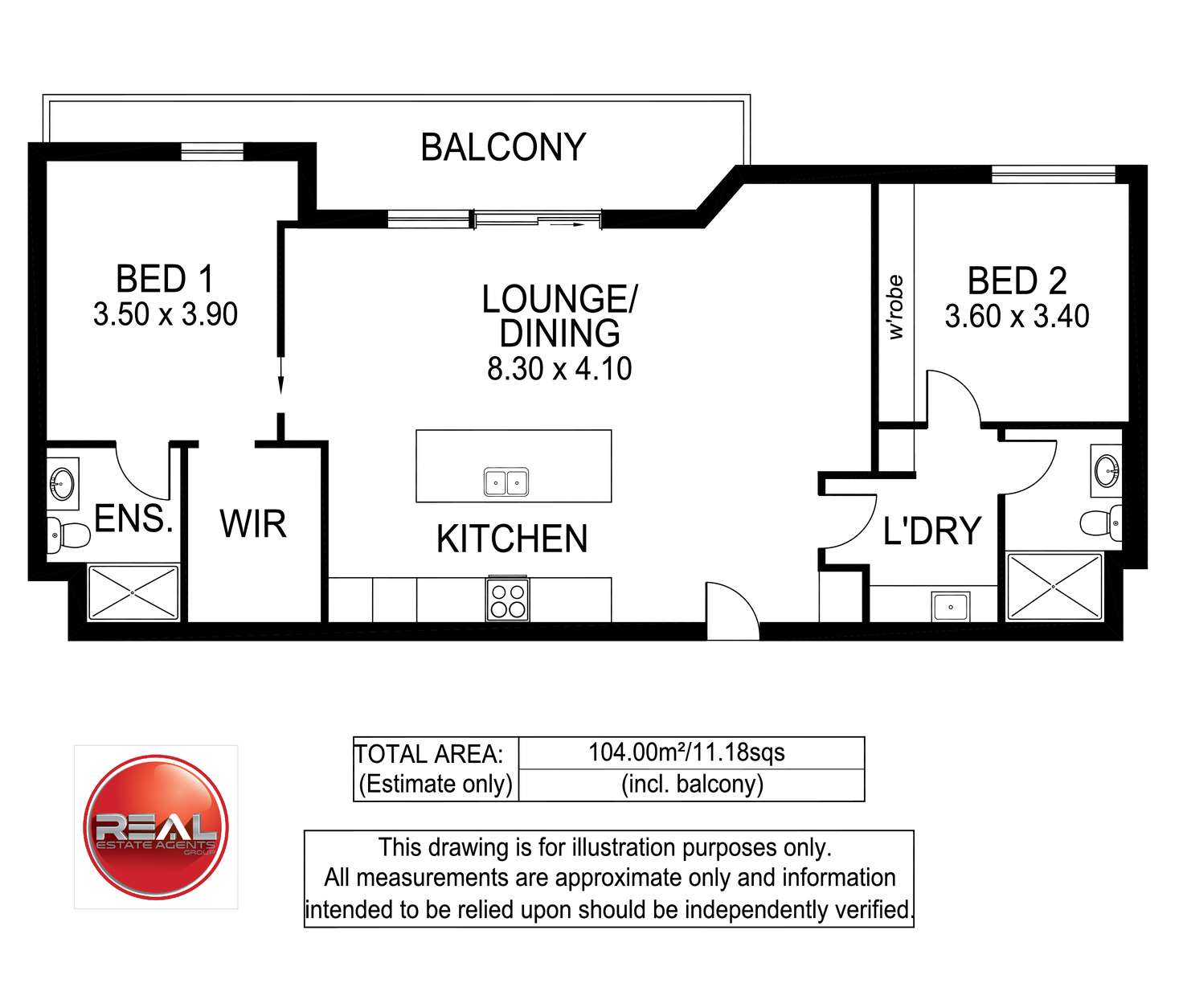 Floorplan of Homely house listing, 106/56 Greenhill Road, Wayville SA 5034