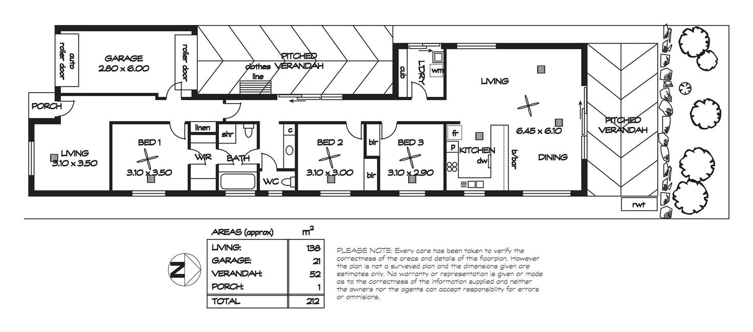 Floorplan of Homely house listing, 22 Gordon Avenue, St Agnes SA 5097
