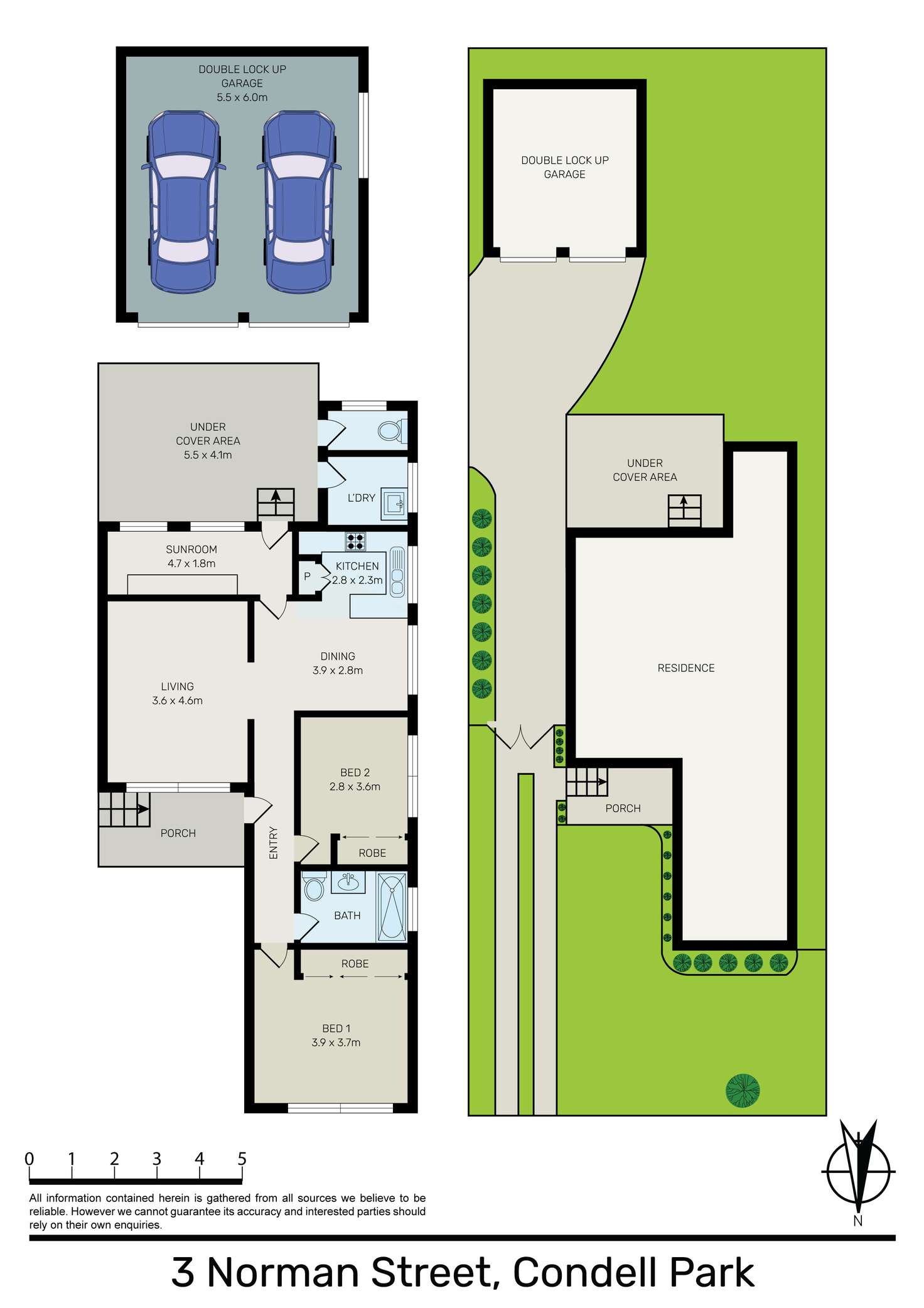 Floorplan of Homely house listing, 3 Norman St, Condell Park NSW 2200