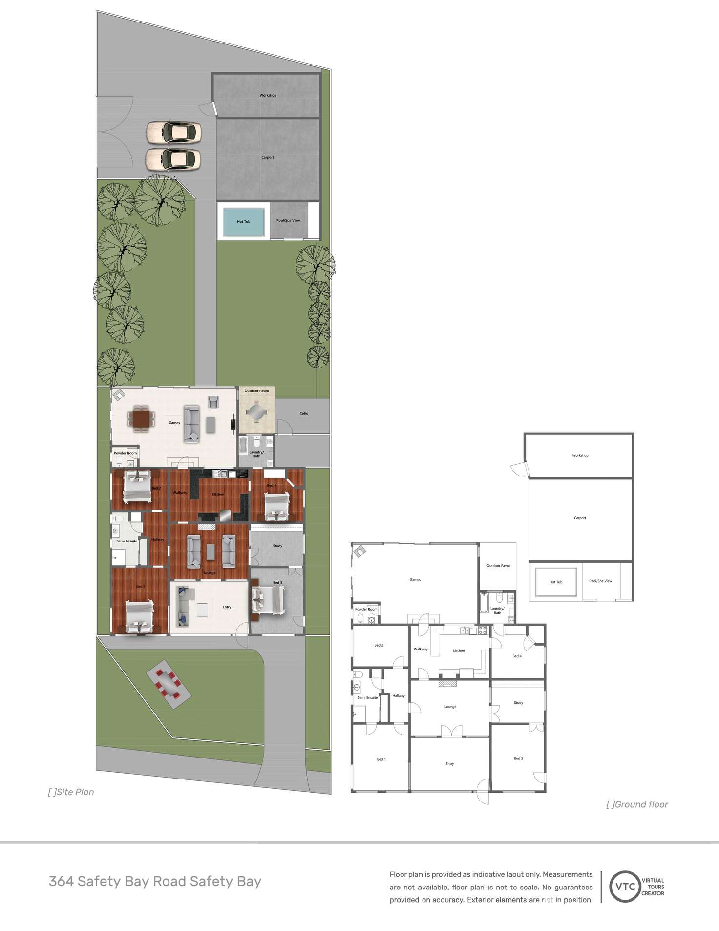 Floorplan of Homely house listing, 364 Safety Bay Road, Safety Bay WA 6169