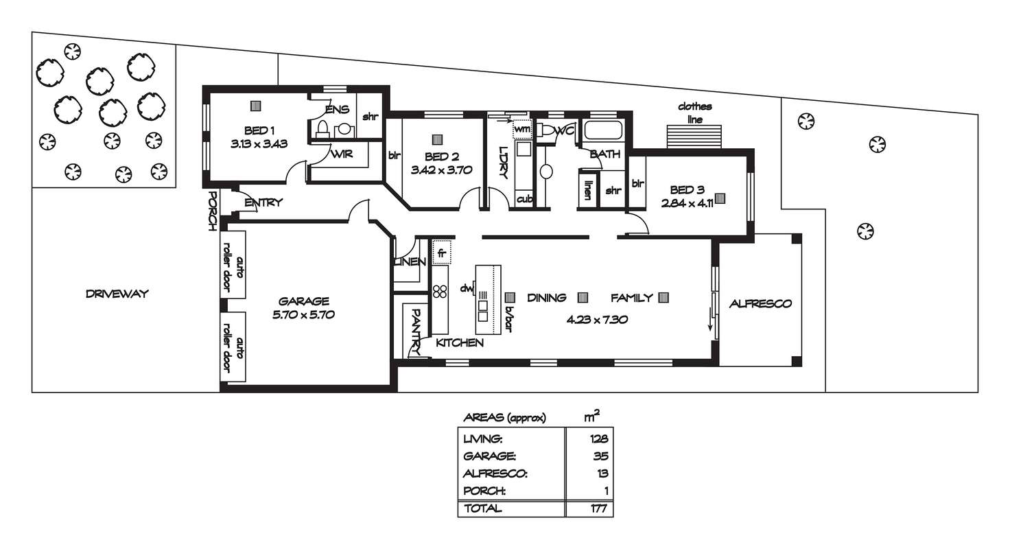Floorplan of Homely house listing, 99 Flinders Drive, Valley View SA 5093