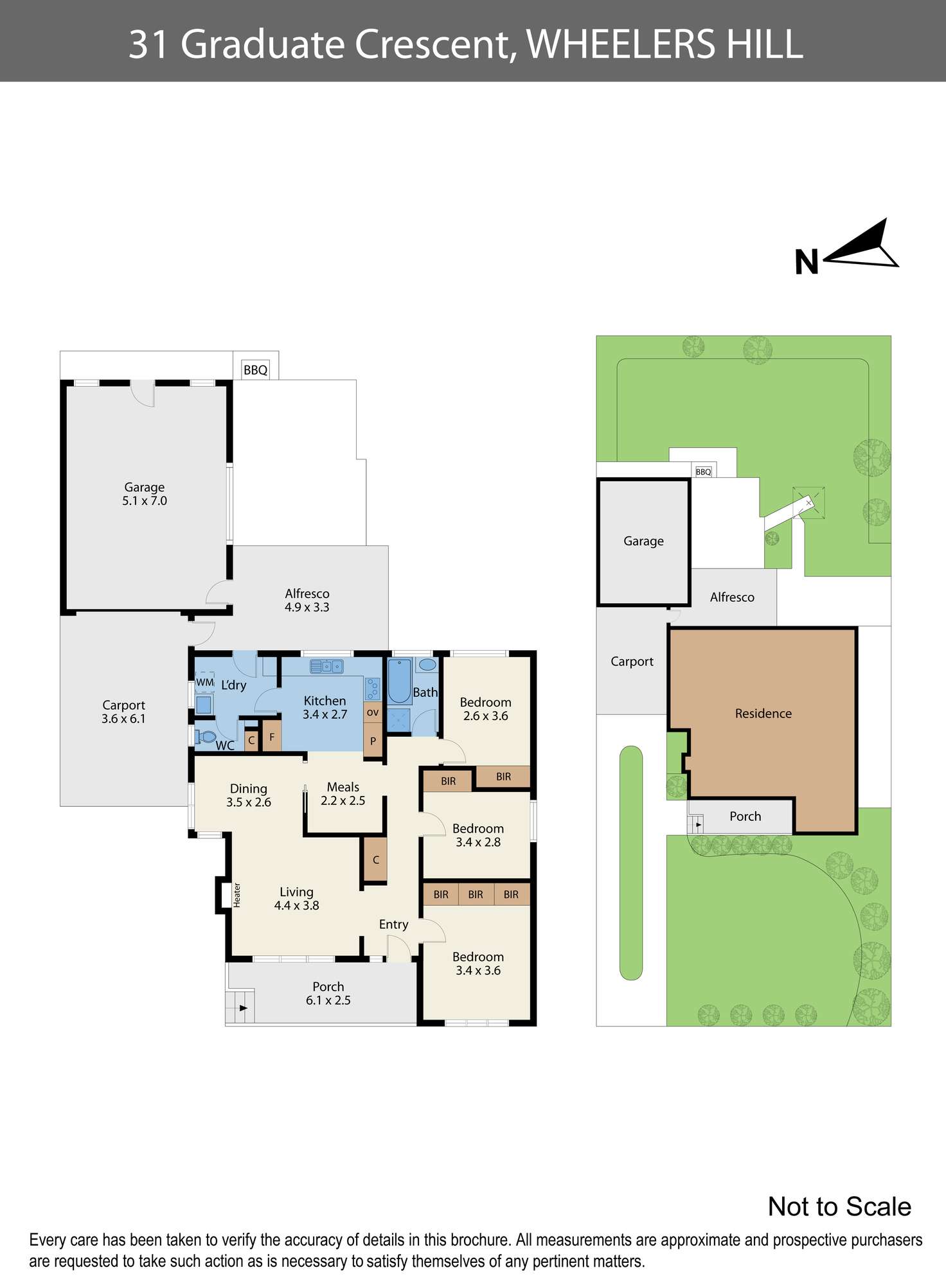 Floorplan of Homely house listing, 31 Graduate Crescent, Wheelers Hill VIC 3150