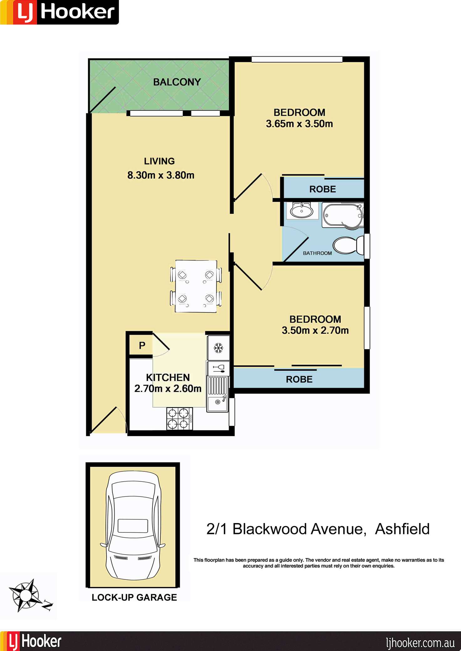 Floorplan of Homely apartment listing, 2/1 Blackwood Avenue, Ashfield NSW 2131