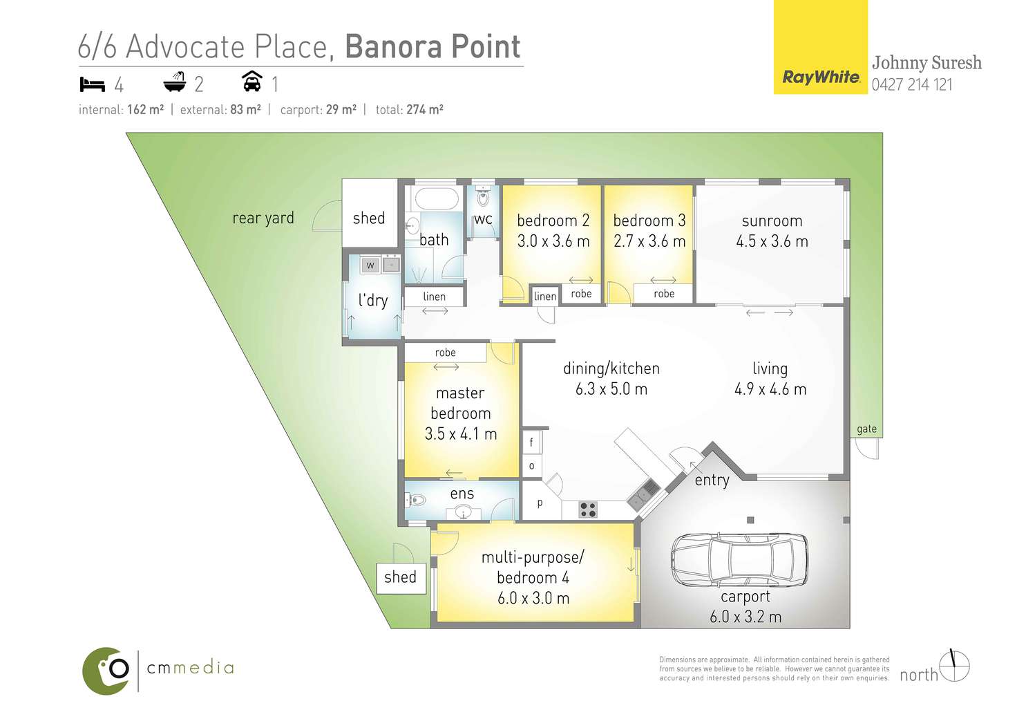 Floorplan of Homely house listing, 6/6 Advocate Place, Banora Point NSW 2486