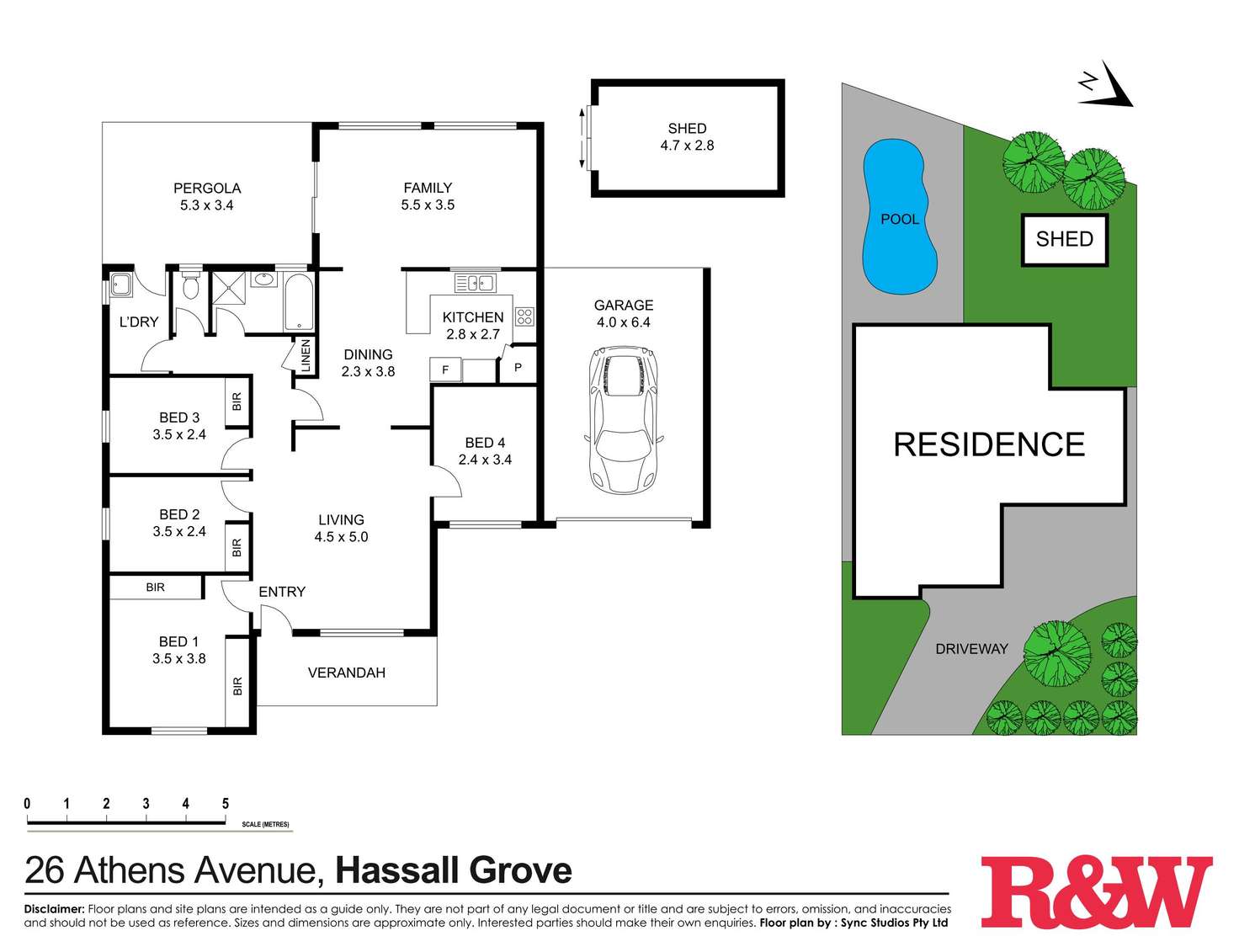 Floorplan of Homely house listing, 26 Athens Avenue, Hassall Grove NSW 2761