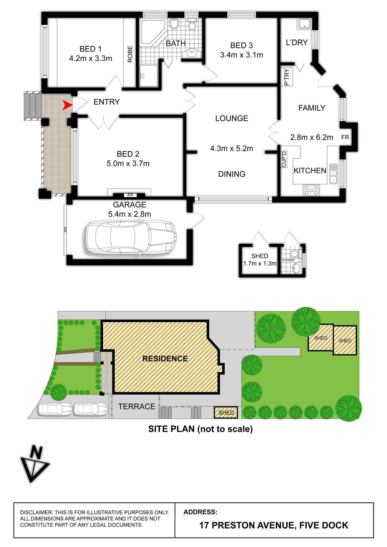 Floorplan of Homely house listing, 17 Preston Avenue, Five Dock NSW 2046