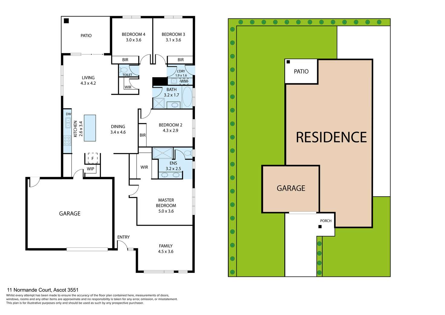 Floorplan of Homely house listing, 11 Normande Court, Ascot VIC 3551