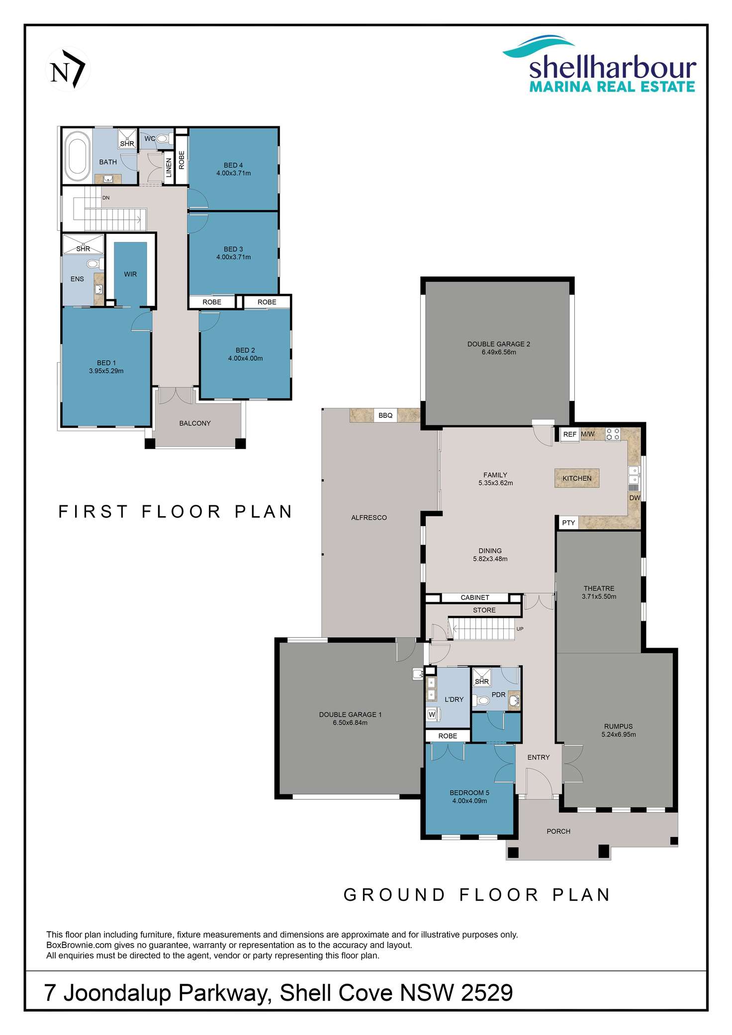 Floorplan of Homely house listing, 7 Joondalup Parkway, Shell Cove NSW 2529