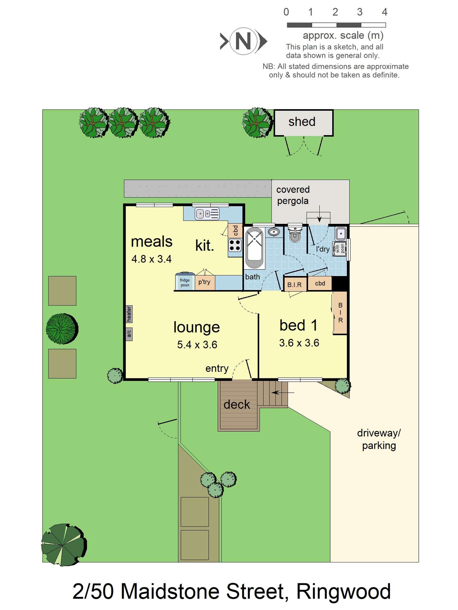Floorplan of Homely unit listing, 2/50 Maidstone Street, Ringwood VIC 3134