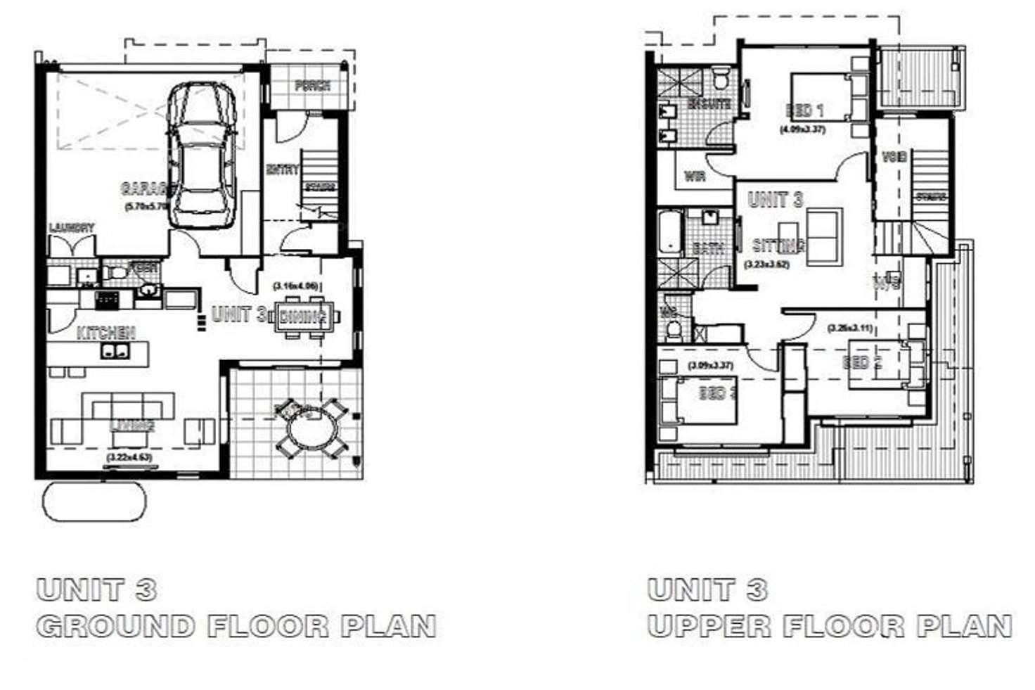 Floorplan of Homely townhouse listing, 3/42-44 Blake Street, Southport QLD 4215