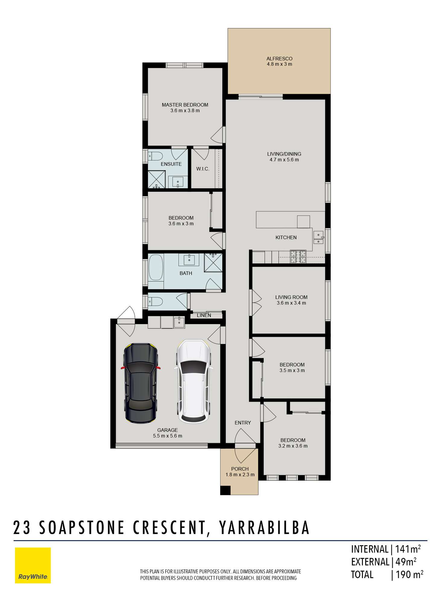 Floorplan of Homely house listing, 23 Soapstone Crescent, Yarrabilba QLD 4207