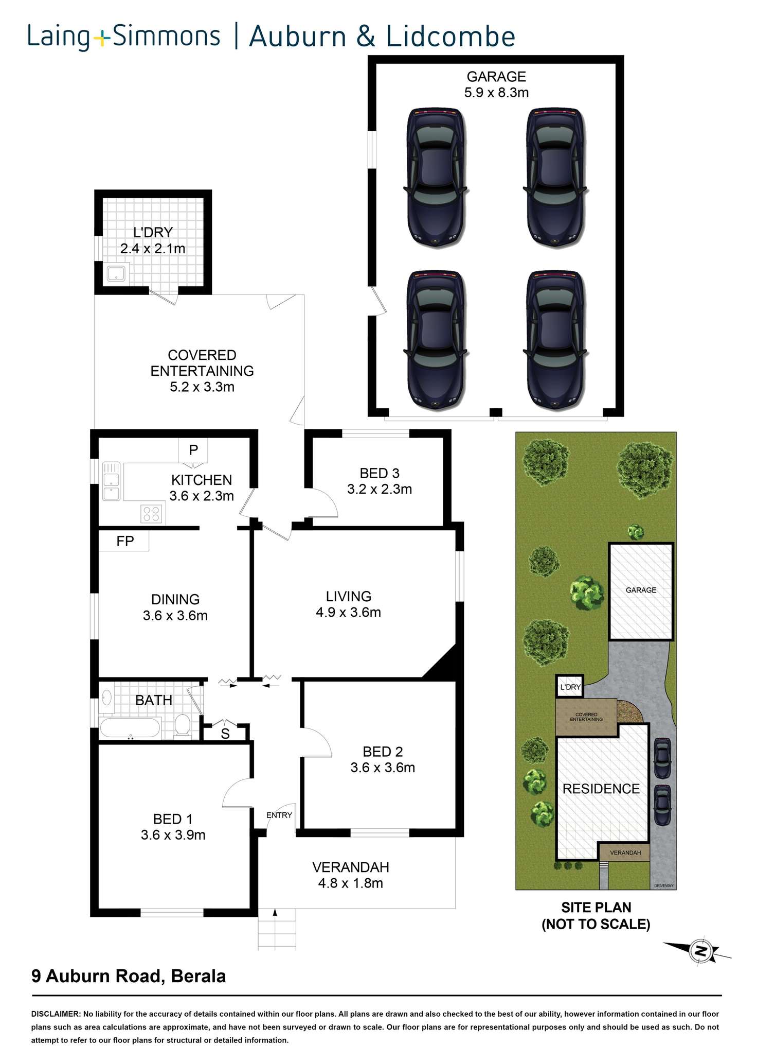 Floorplan of Homely house listing, 9 Auburn Rd, Berala NSW 2141