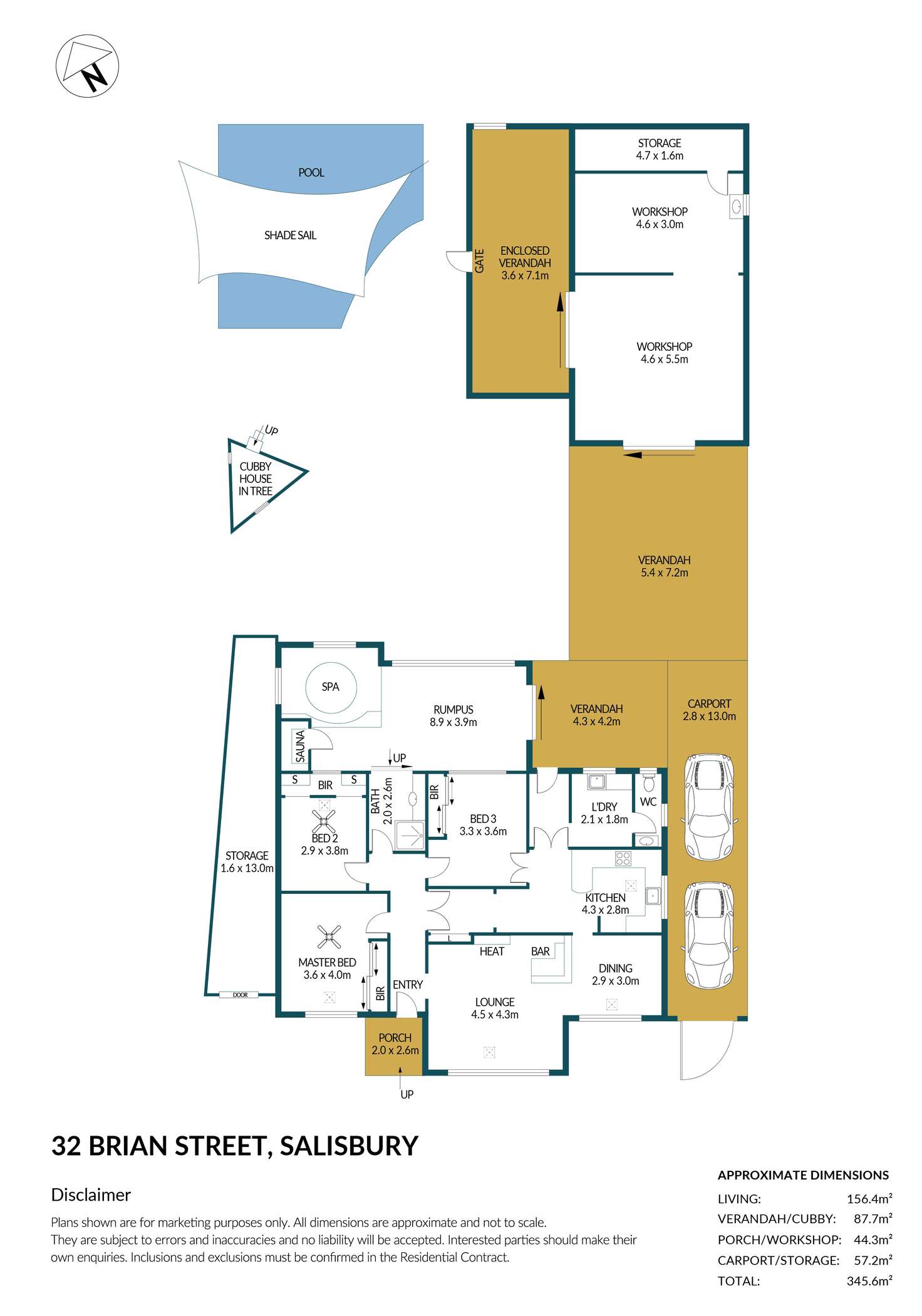 Floorplan of Homely house listing, 32 Brian Street, Salisbury SA 5108