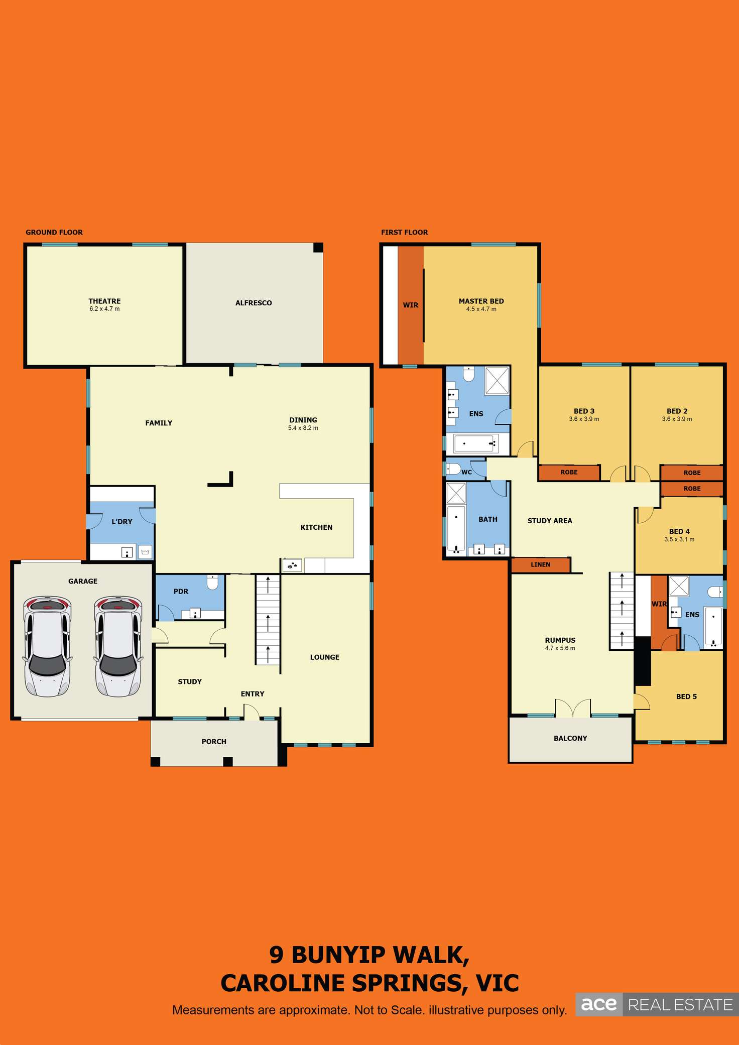 Floorplan of Homely house listing, 9 Bunyip Walk, Caroline Springs VIC 3023