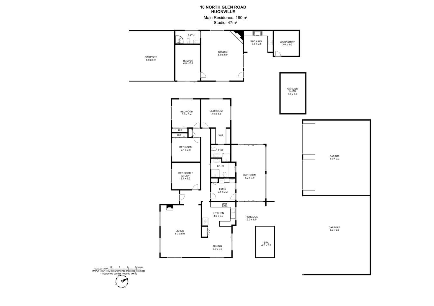 Floorplan of Homely house listing, 10 North Glen Road, Huonville TAS 7109