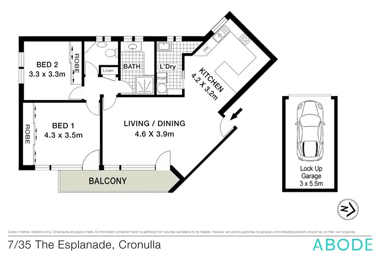 Floorplan of Homely apartment listing, 7/35 The Esplanade, Cronulla NSW 2230