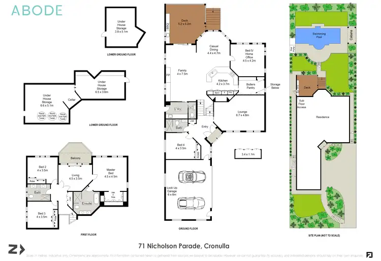 Floorplan of Homely house listing, 71 Nicholson Parade, Cronulla NSW 2230