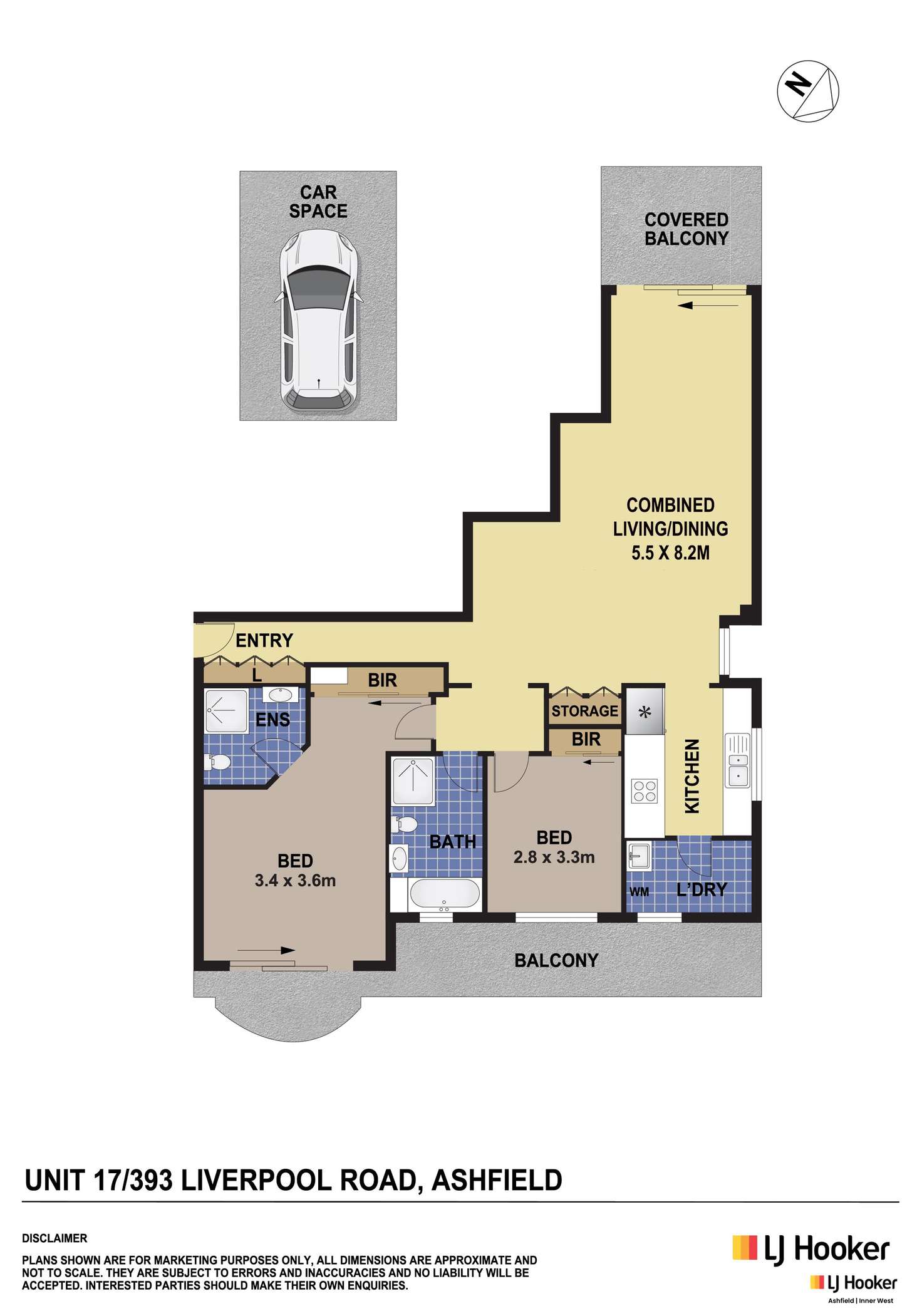 Floorplan of Homely unit listing, 17/393-399 Liverpool Road, Ashfield NSW 2131