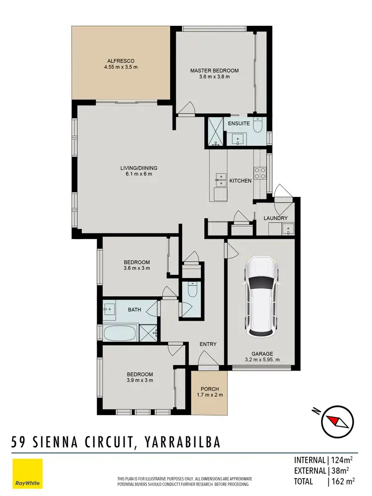 Floorplan of Homely house listing, 59 Sienna Circuit, Yarrabilba QLD 4207
