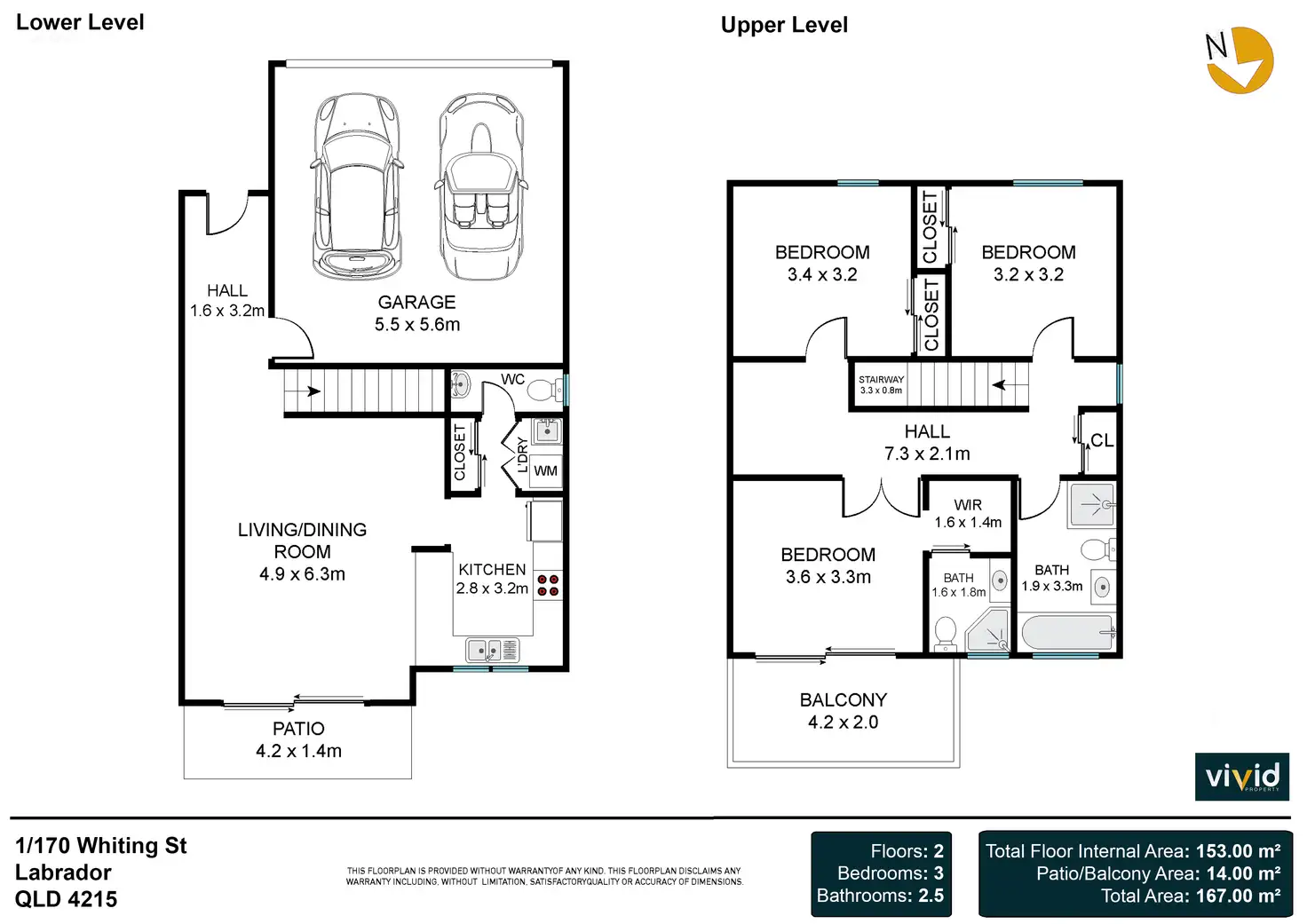 Sold Townhouse 1/170 Whiting Street, Labrador QLD 4215 Sep 21, 2022