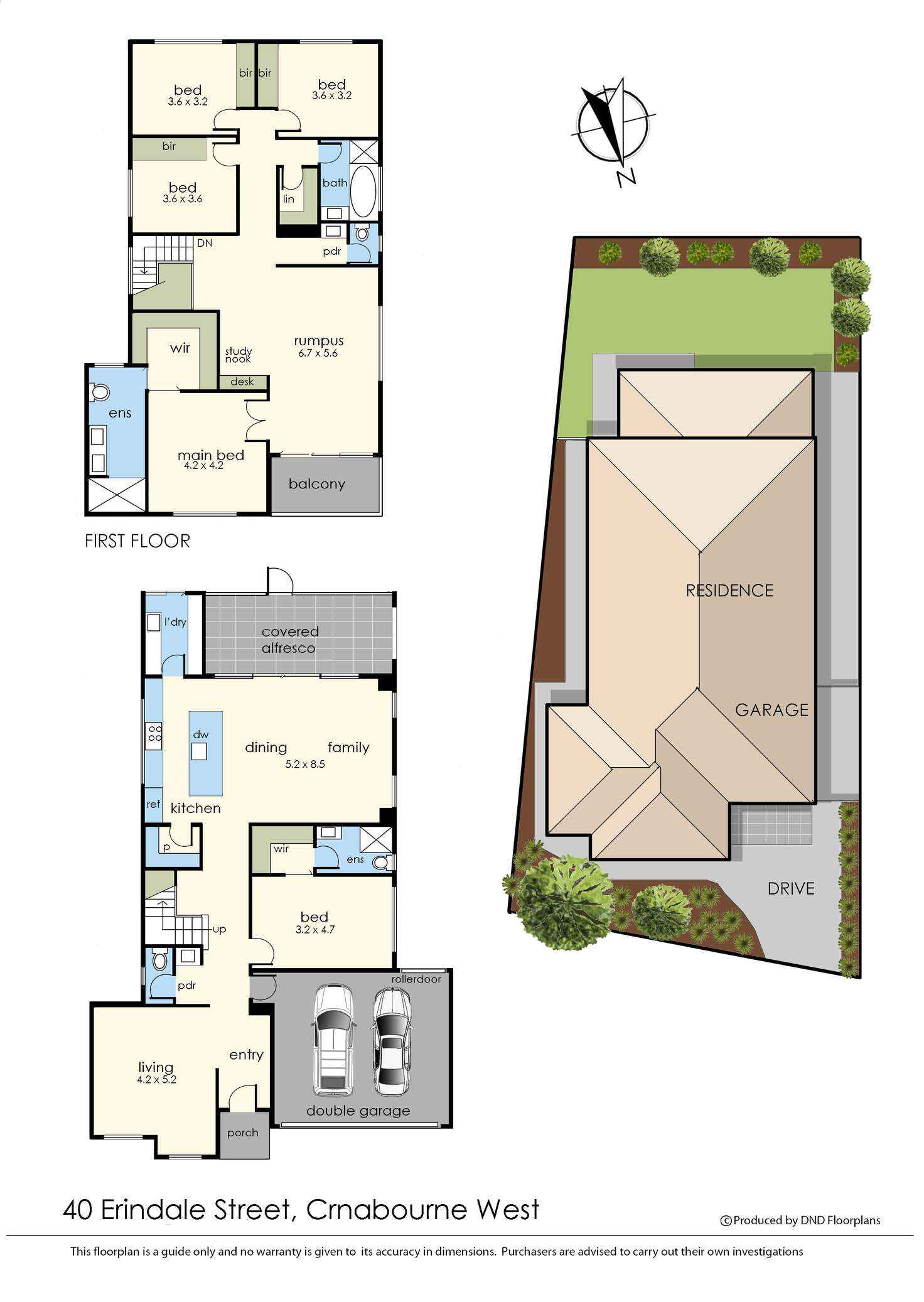 Floorplan of Homely house listing, 40 Erindale Street, Cranbourne West VIC 3977