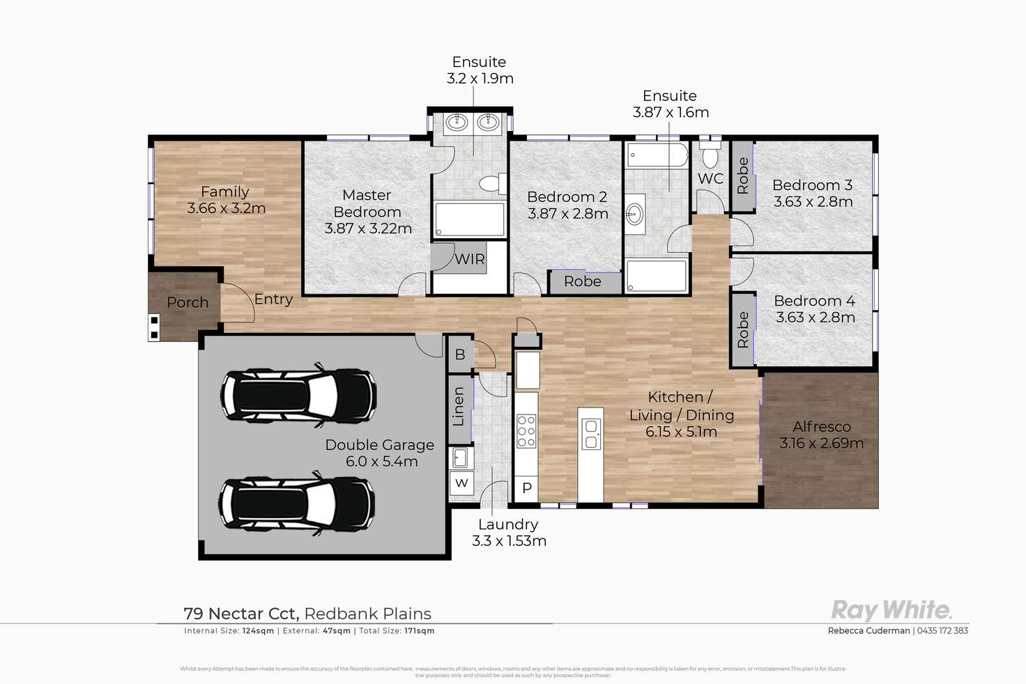 Floorplan of Homely house listing, 79 Nectar Circuit, Redbank Plains QLD 4301