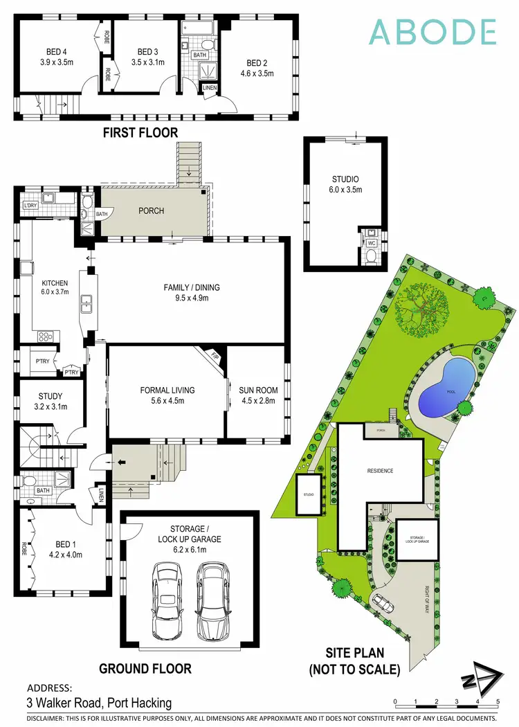 Floorplan of Homely house listing, 3 Walker Road, Port Hacking NSW 2229