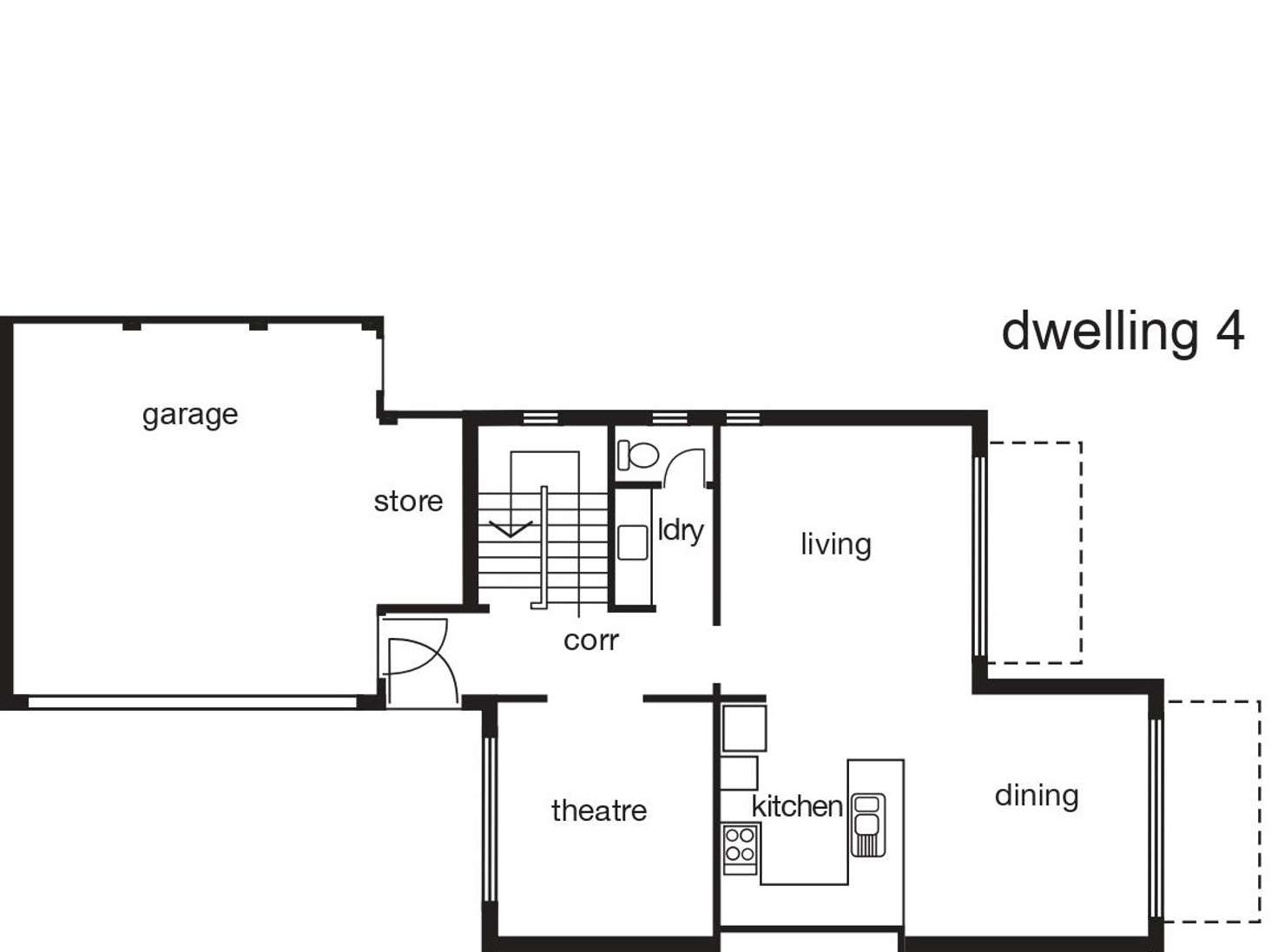 Floorplan of Homely townhouse listing, Lot 4/42C Walter Road East, Bassendean WA 6054