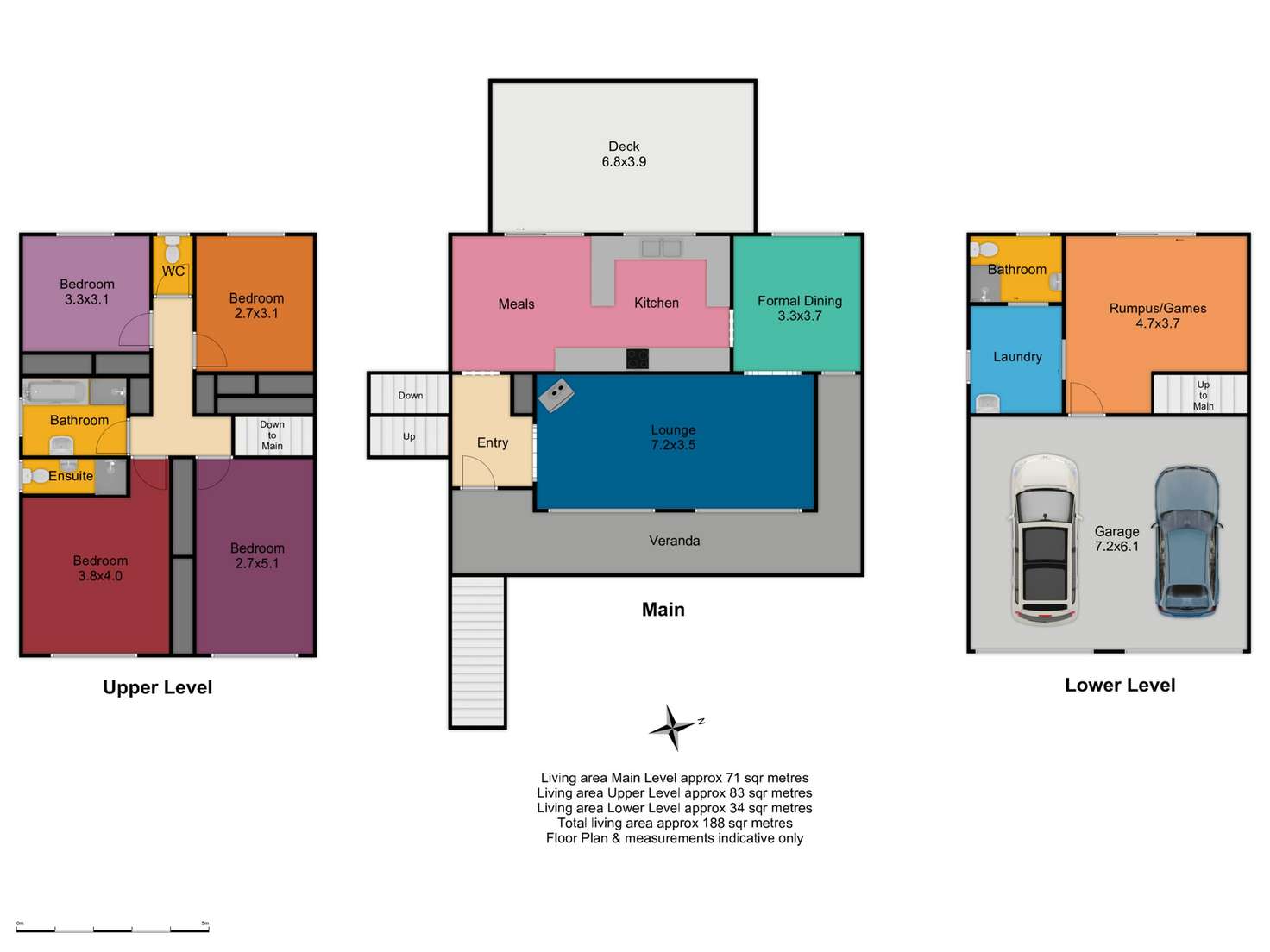 Floorplan of Homely house listing, 6 Kamdell Place, Orange NSW 2800