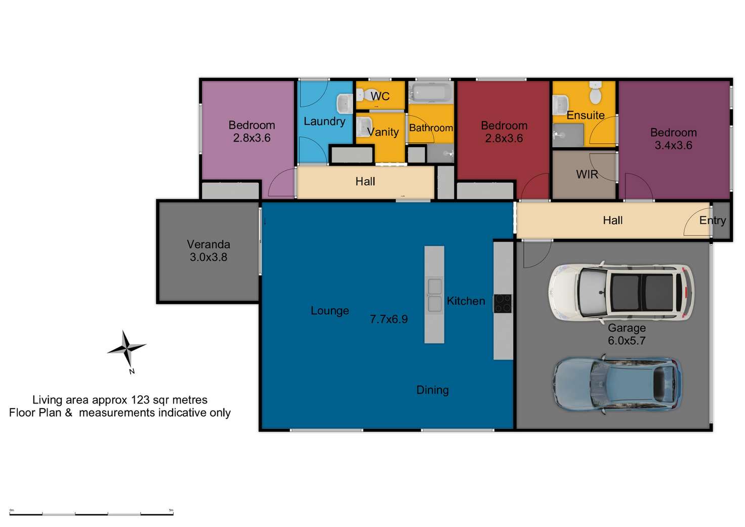 Floorplan of Homely house listing, 12 Dimboola Way, Orange NSW 2800