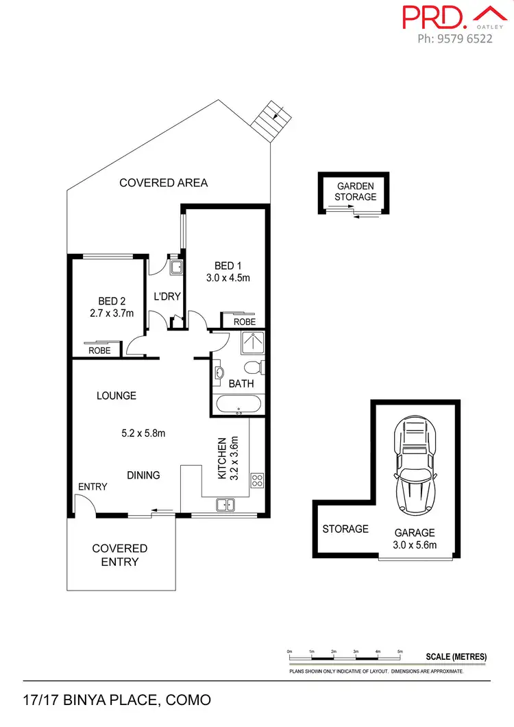 Floorplan of Homely villa listing, 17/17 Binya Place, Como NSW 2226