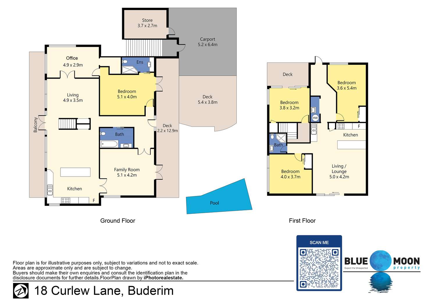 Floorplan of Homely house listing, 18 Curlew Lane, Buderim QLD 4556