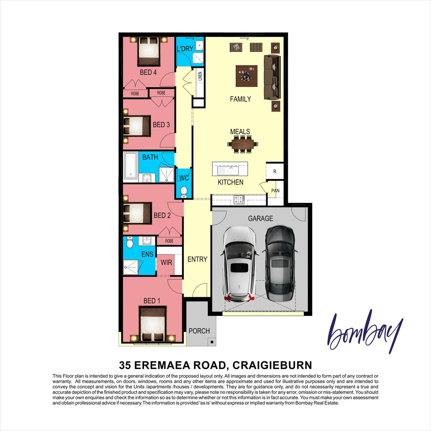 Floorplan of Homely house listing, 35 Eremaea Road, Craigieburn VIC 3064