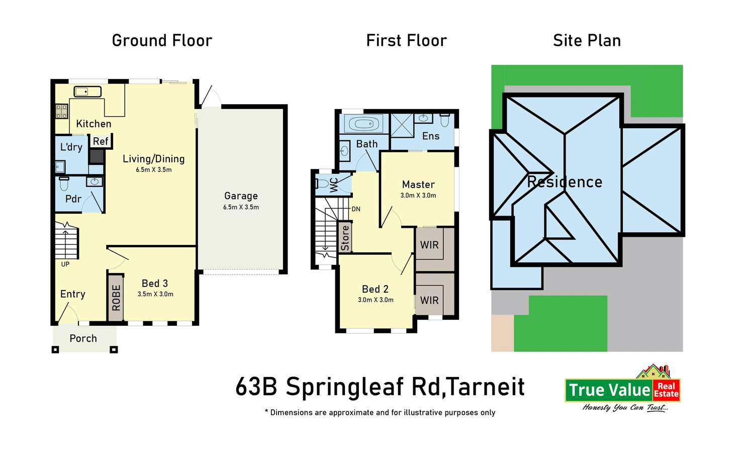 Floorplan of Homely house listing, 63B Springleaf Road, Tarneit VIC 3029