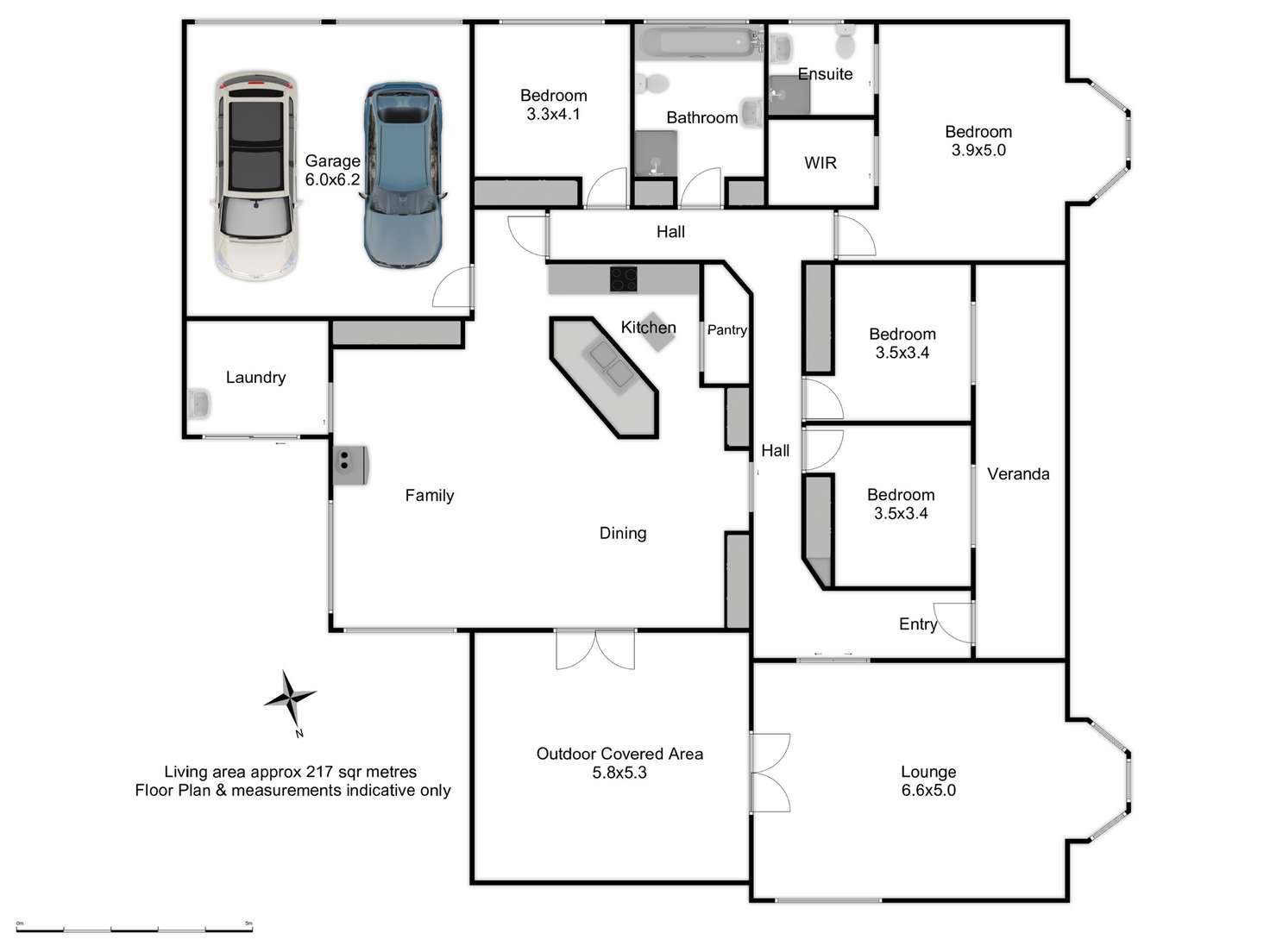 Floorplan of Homely house listing, 5 Carrington Place, Orange NSW 2800