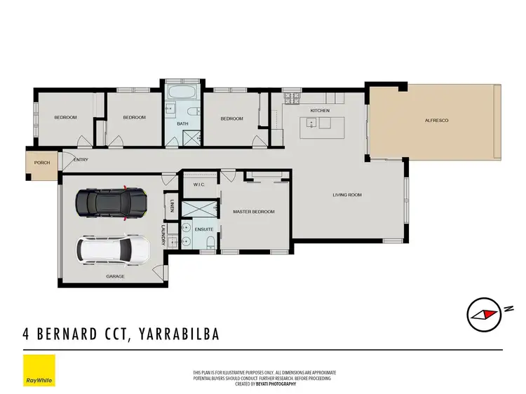 Floorplan of Homely house listing, 4 Bernard Circuit, Yarrabilba QLD 4207