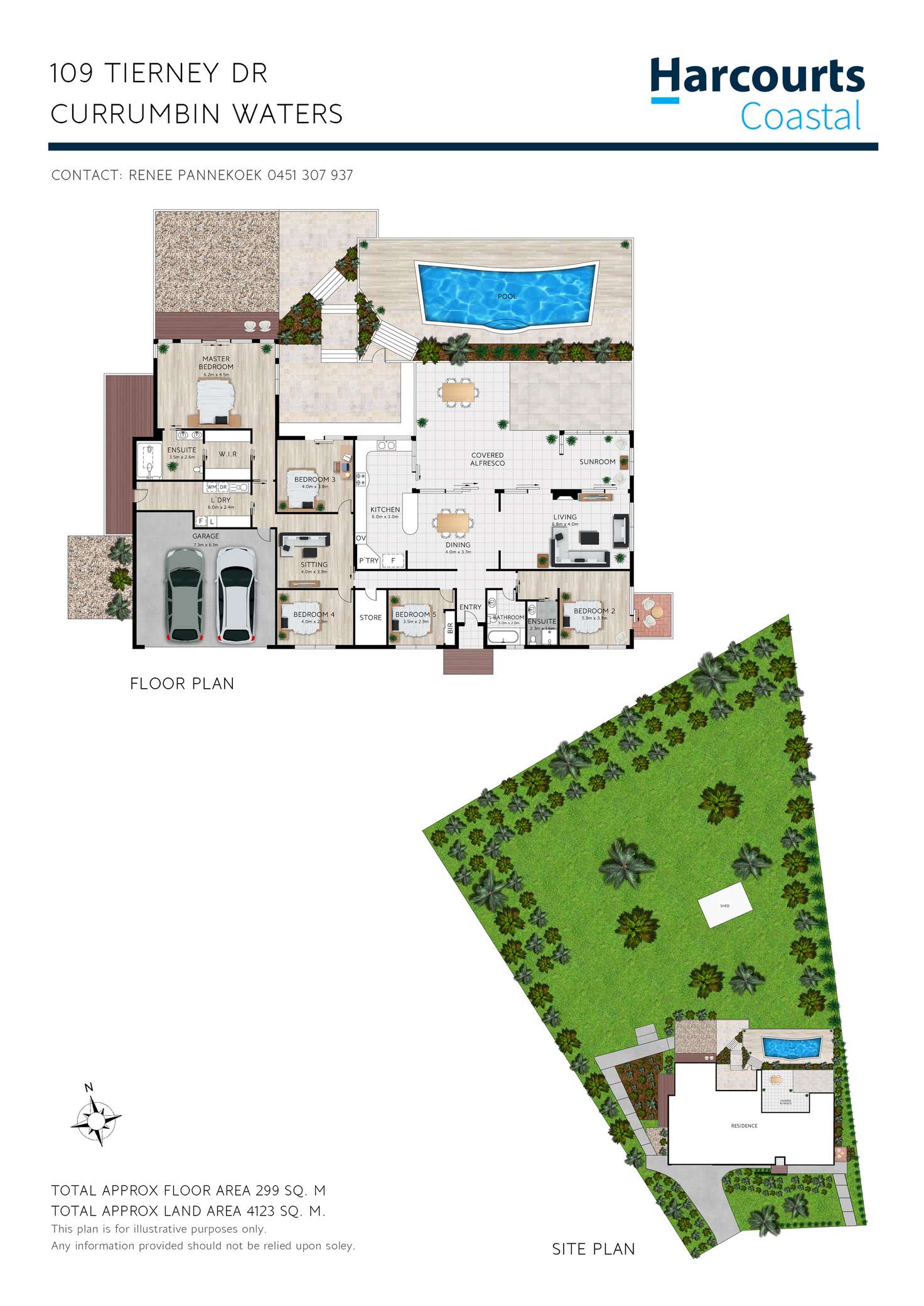 Floorplan of Homely house listing, 109 Tierney Drive, Currumbin Waters QLD 4223