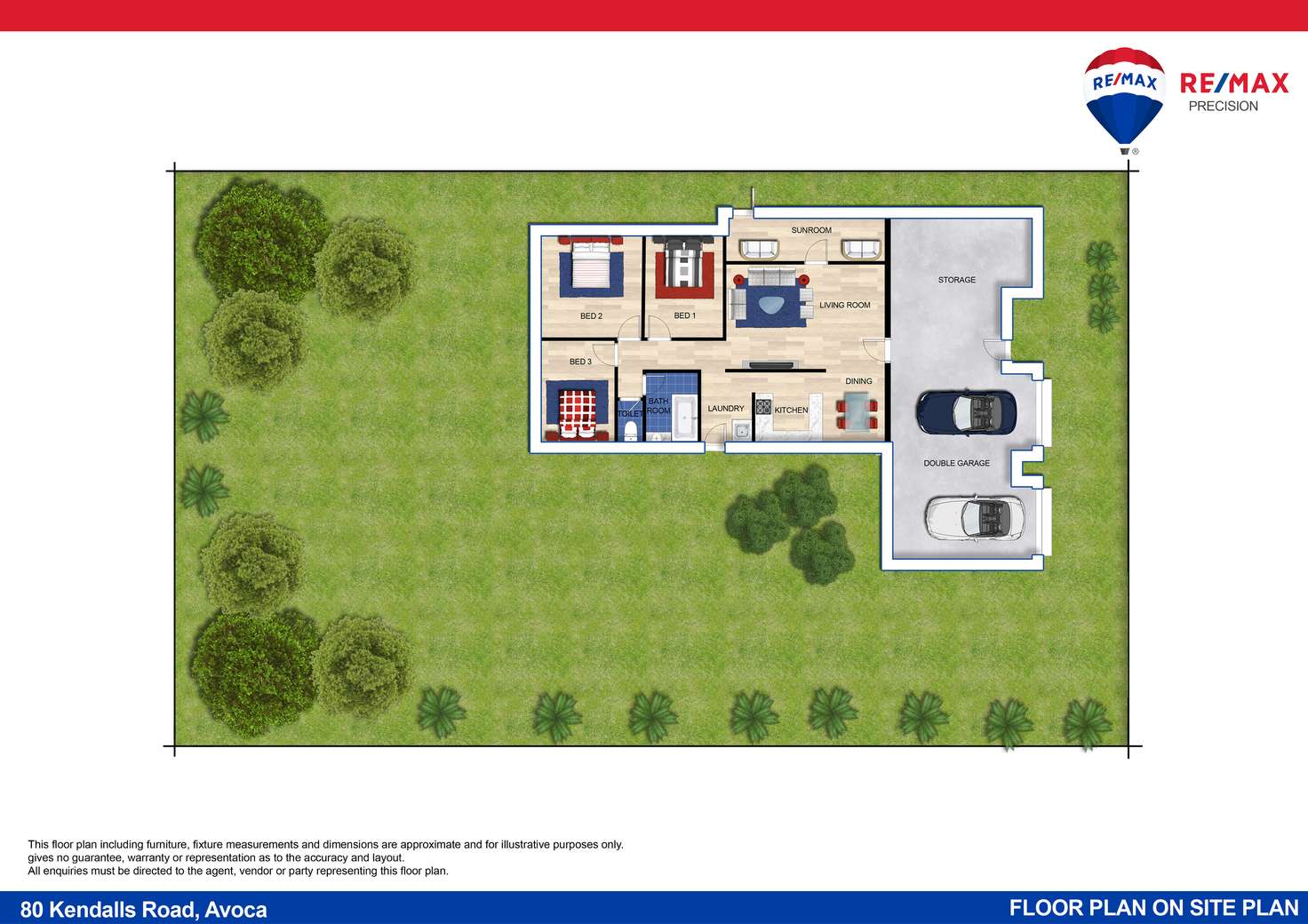 Floorplan of Homely house listing, 80 Kendalls Road, Avoca QLD 4670