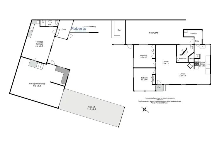 Floorplan of Homely house listing, 61 Lawrence Drive, Devonport TAS 7310