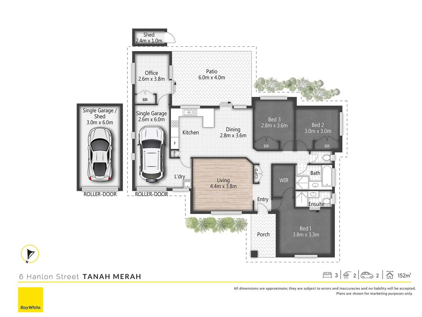 Floorplan of Homely house listing, 6 Hanlon Street, Tanah Merah QLD 4128